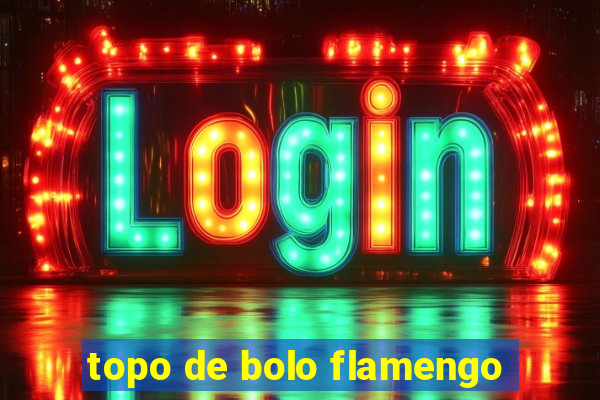 topo de bolo flamengo